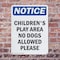 Signmission Children'S Play Area No Dogs Allowed, 7 in W x Rectangle, Plastic OS-2PACK-NS-P-710-V-10588 - alternate 6